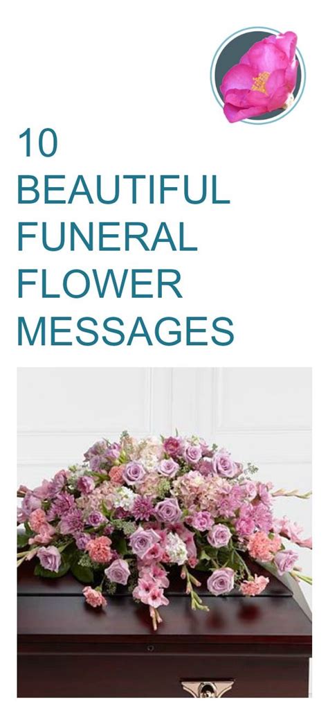10 Beautiful Message Examples For Funeral Flowers Funeral Flower
