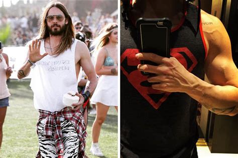 Jared Leto Shows Of Ripped Physique For Suicide Squad Daily Star