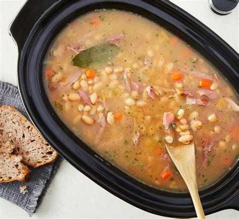 Great northern bean ham soup recipe. Slow Cooker Smoky Ham and White Bean Soup | Recipe in 2020 ...