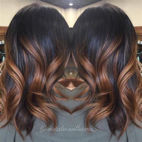 Chestnut shades of brown hair are quite versatile. Black Hair with Highlights Looks