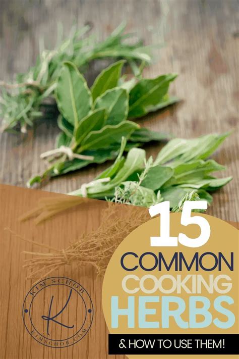 15 Common Cooking Herbs And How To Use Them Herbs Cooking Herbs