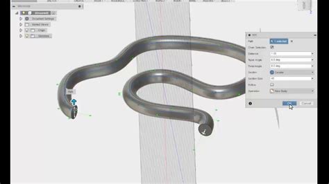 Autodesk Fusion 360 Tutorialhow To Use Pipe Tool In Autodesk