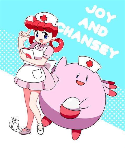 Nurse Joy And Chansey By Yuki Oto On Deviantart Nurse Joy Pokemon Chansey Pokemon