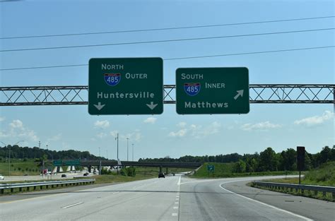 Interstate 85 North Charlotte Aaroads North Carolina