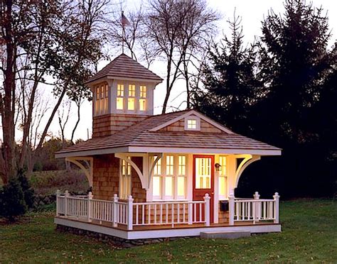 Tiny Cottage With Tower And Surrounding Deck Tiny House Pins