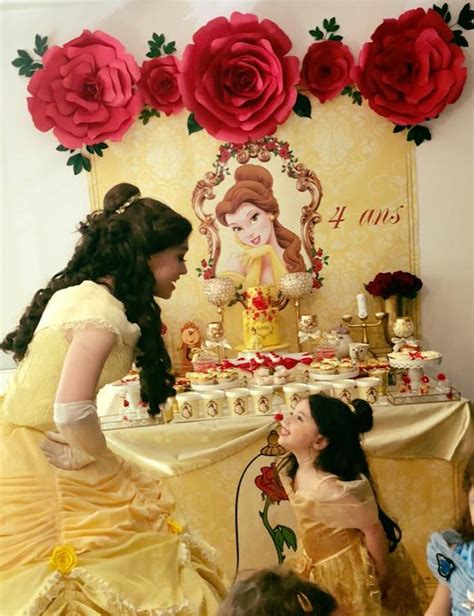 Princess Belle Beauty And The Beast Birthday Party Karas Party Ideas