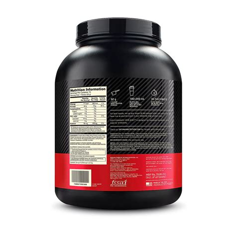 Optimum Nutrition Gold Standard 100 Whey Protein Powder 5 Lbs 227 Kg