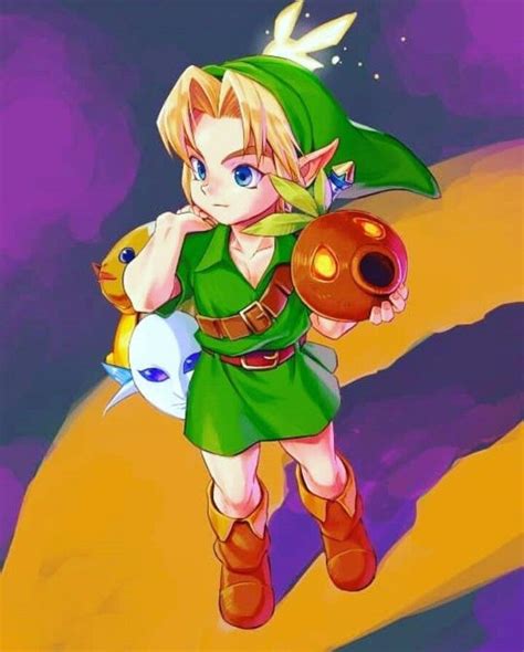 Majoras Mask Young Link Tatl Zelda Art Legend Of Zelda Legend