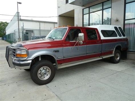 Sell Used 1997 F350 Xlt 4x4 73 Powerstroke Diesel Crew Cab Long Bed In