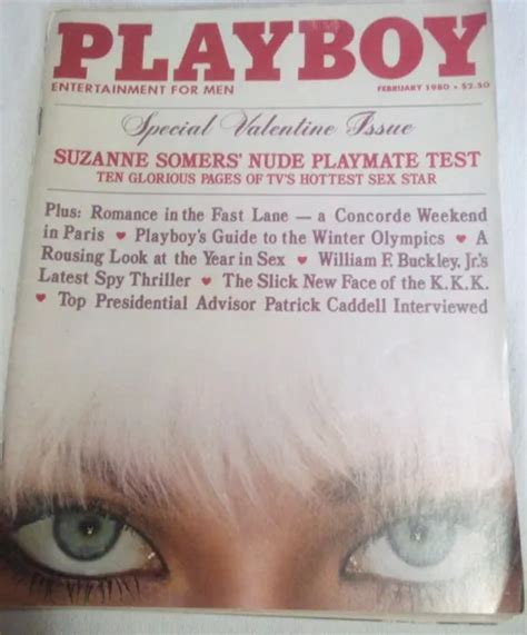 Vintage Playboy Magazine February Suzanne Somers Playmate