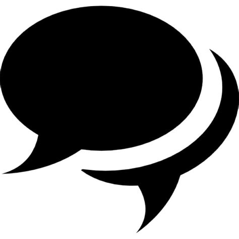 Talk Symbol Of Speech Bubbles Icons Free Download