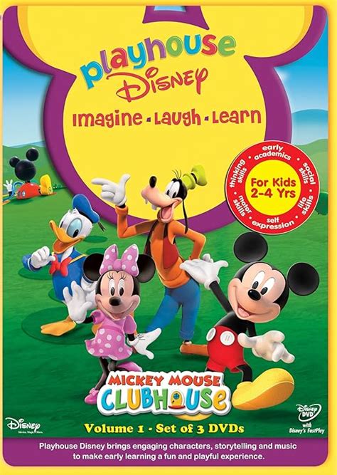 Buy Mickey Mouse Clubhouse Volume 1 Set Of 3 Dvds Dvd Blu