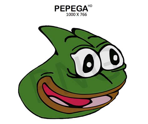 Pepega Pepe The Frog Twitch Emote Hd Png Digital Download Etsy Norway