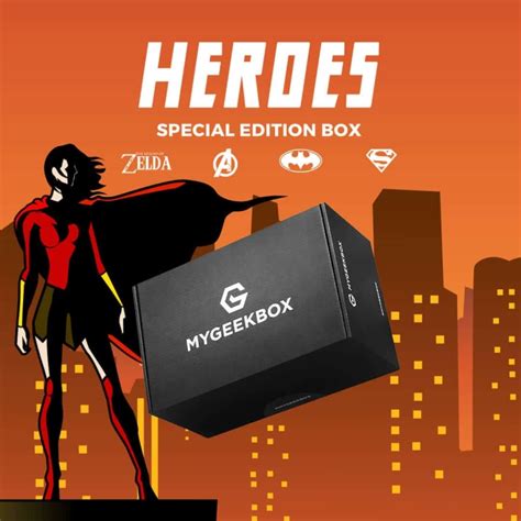 My Geek Box Special Edition Heroes Box Available Now Spoilers