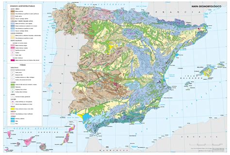 Archivoespana Mapa Geomorfologico 2003 Mapa 13507 Spa Atlas