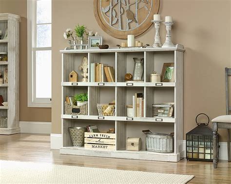 Barrister Lane Bookcase In White Plank Sauder 423672