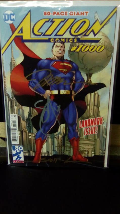 Action Comics 10001st Prsigned By Jim Leescott Snyderscott