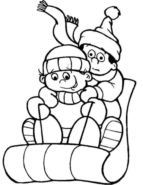 16 New Sled Coloring Page For Printable Kid Coloring Pages