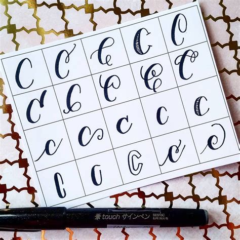 20 Ways To Write The Letter C By Letteritwrite • See Also The Video Of