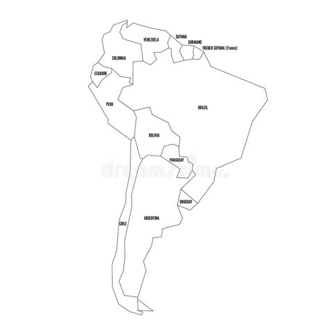33 South America Map Outline Free Stock Photos Stockfreeimages