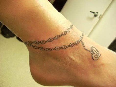 38 Cute Ankle Bracelets Women Style Ideas Ankle Bracelet Tattoo