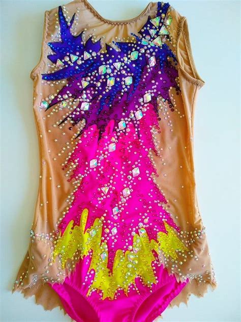 a woman s leotard with sequins on it