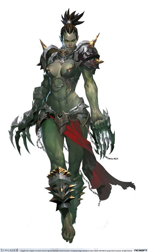Pin By Pistoleros On Fantasy Orks Female Orc Fantasy Characters