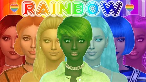 🌈 The Sims 4 Rainbow Sims ☁️ Youtube