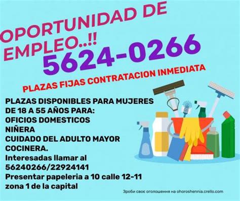 Empleos Disponibles Contratacion Inmediata En San Cristóbal
