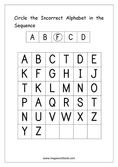 Alphabet Order Worksheets