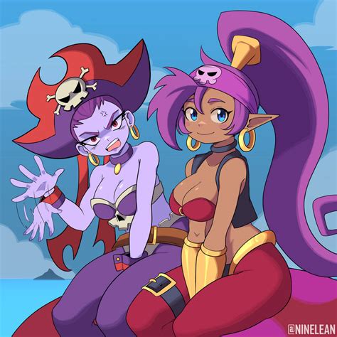 Shantae And Risky Boots By Ninelean On Deviantart