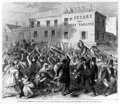 The 1867 St Patricks Day Riot No Peace In The Lower East Side The