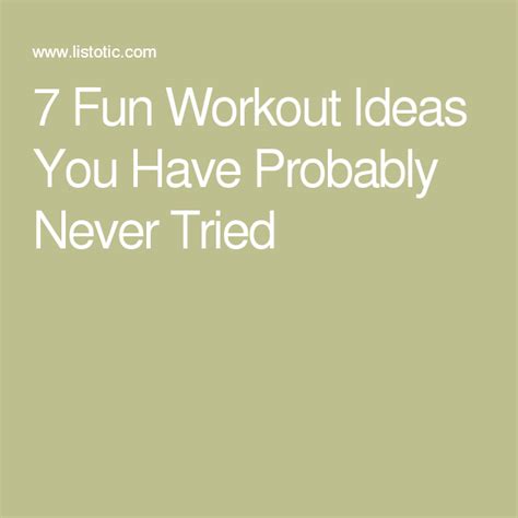 Creative Workout Ideas Turn Your Workout Routine Into A Game Fun