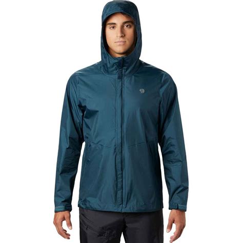 Mountain Hardwear Mens Acadia Waterproof Packable Rain Jacket