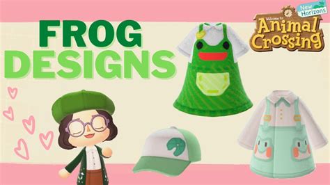 14 Adorable Frog Custom Designs🐸animal Crossing New Horizons Youtube