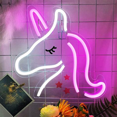New Unicorn Led Neon Sign Wall Decor Fmwn23 Uncle Wieners Wholesale