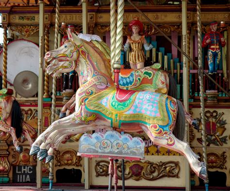 Vintage Carousel Horse Ride Free Stock Photo Public Domain Pictures
