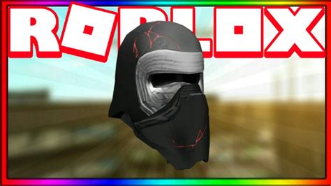 How To Get Kylo Rens Helmet Roblox Free Items Youtube