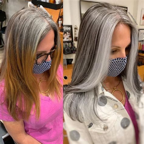 Hairstylist Shares Amazing Transformations Of Women Who Rock Their Gray