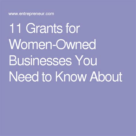 10 Grants You Need To Know About For Your Woman Owned Business Or