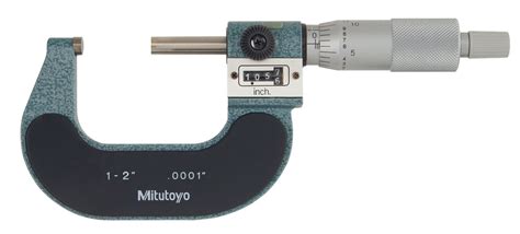 Mitutoyo 193 212 Rolling Digital Outside Micrometer 1 2 Range 0001