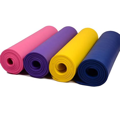 2016 New Pvc Yoga Mat Roll Up Pillates Gym Fitness Equiptment Large Size Soft Comfortable High