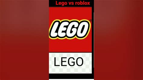 Lego Vs Roblox Xem Huy 1 Youtube