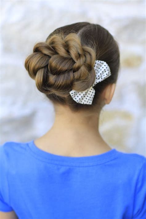 Rope Twisted Bun Hairstyles For Prom Cute Girls Hairstyles