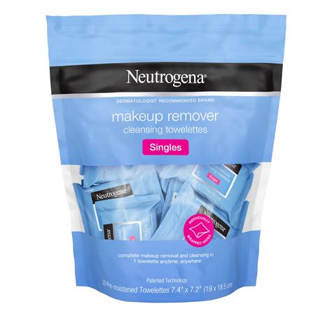 Neutrogena Makeup Cleansing Face Wipes Individually Wrapped 20 Ct