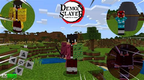 Mcpe Demon Slayer Melhor Addonmod Realista Do Demon Slayer No