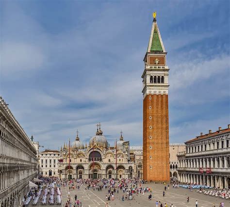 Campanile Bell Tower Saint Mark Venice Location Italy