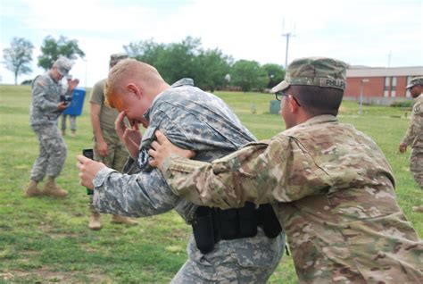 97th Military Police Battalion Soldiers At Fort Riley Kansas Complete