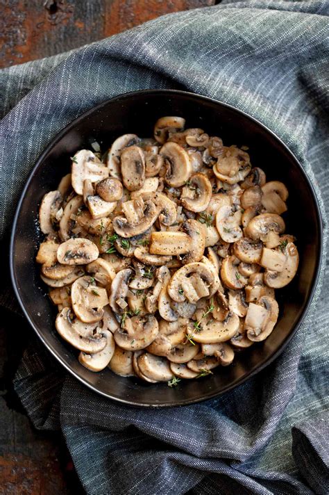 Easy Sauteed Mushrooms Recipe