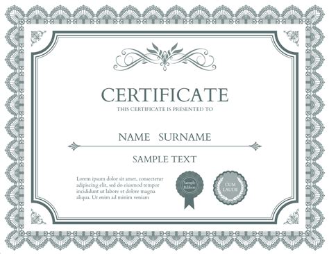 Certificate template on envato elements (premium template). Cetak Sertifikat - Print On Demand